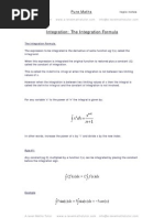 Download How to integrate - the Integration Formula  from A-level Maths Tutor by A-level Maths Tutor SN13715723 doc pdf