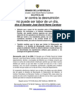 Trabajar Contra La Desnutrición No Puede Ser Labor de Un Día