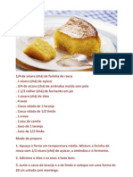 Bolo de amêndoas