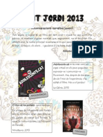 Recomanacions lectores SANT JORDI 2013