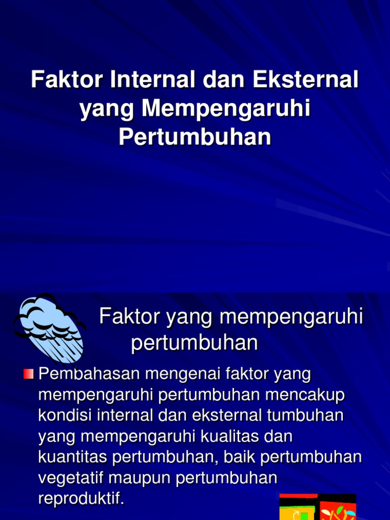 Contoh Faktor Internal Dan Eksternal My Riset