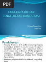 Download Cara-cara KB Dan Penanganan Komplikasi by Muhamad Ikhwan Fuadi SN137166078 doc pdf