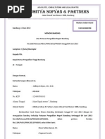 Surat Perjanjian Jasa Advokat 