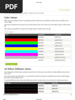 HTML Colors