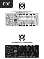 PCB Espejo Amplificador Profesional Crown XLS 602 Modificado