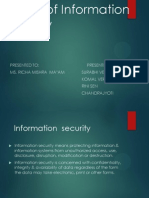 Basics of Information Security