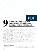 Bab9-Konsep Organisasi Dan Manajemen Sehubungan Dengan Sistem Informasi