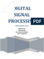 Digital Signal Processing: Practical File