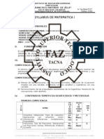 Copia de Syllabus de Matematica I