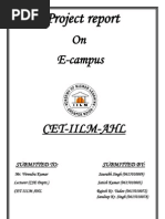 Project Report E-Campus