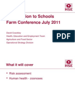 Health and Safety Risks on School Farm Visits
