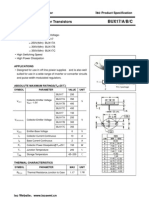 Isc BUX17/A/B/C: Isc Silicon NPN Power Transistors