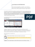 Los Comandos Básicos de Edición de AUTOCAD 2012