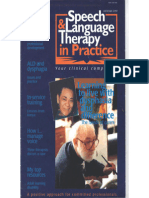 Speech & Language Therapy in Practice, Autumn 1997