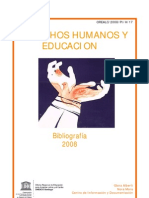 Derechos Humanos y Educación. Bibliografía 2008