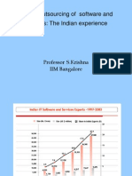 Global Outsourcing of Software and Services: The Indian Experience