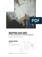 Workshop Mapping San Siro Report, 2013