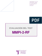 Mmpi 2 RF