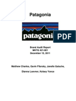Patagonia Brand Audit