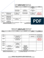 Horario de Clases Segundo Semestre-2011