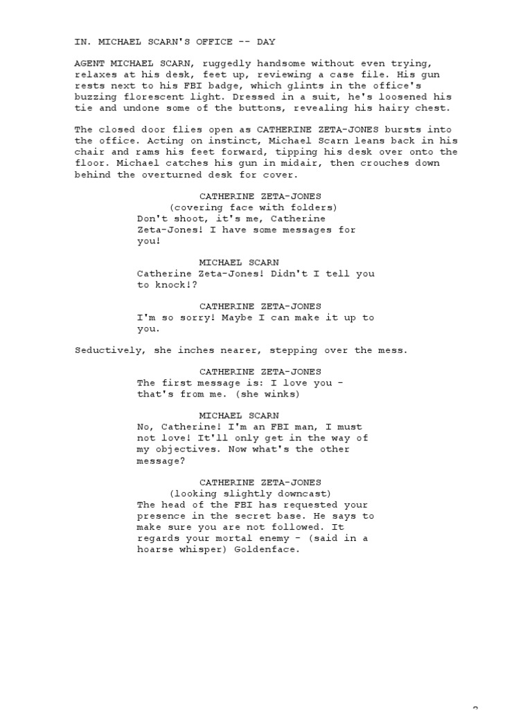Screenplay - Michael Scarn - Threat Level Midnight | PDF | Nature