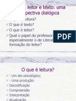 Leitura Leitor Texto