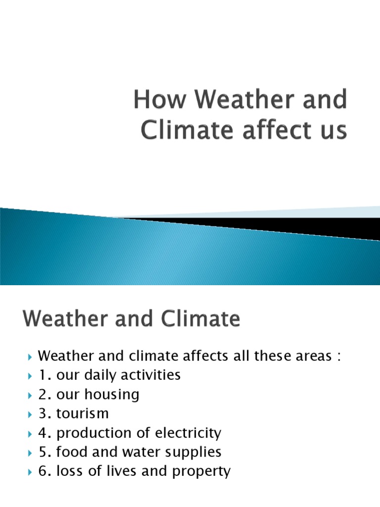 Weather's Impact on Daily Life | PDF | Weather | Heat Wave