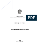 Regimento Interno Tre MG 90 Pgs