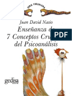 Nasio Juan David - Ensenanza de 7 Conceptos Cruciales Del Psicoanalisis