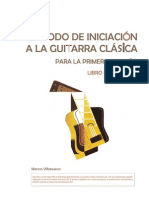 Método de Iniciación A La Guitarra Clásica - Libro Del Alumno
