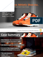 new balance athletic shoes case study