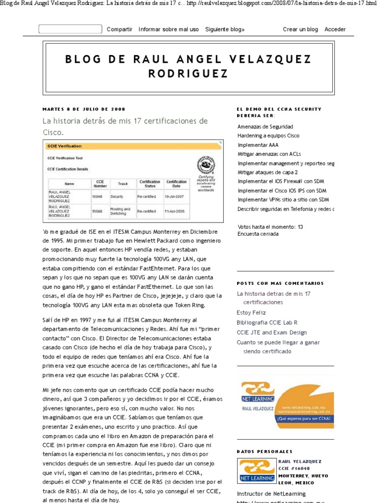 Blog de Raul Angel Velazquez Rodriguez  La historia detrás de mis 17 Blog de Raul Angel Velazquez Rodriguez  La historia detrás de mis 17