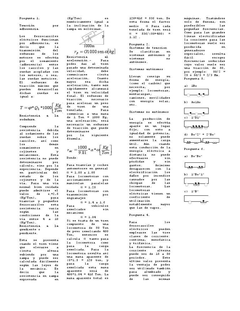 Segpar | PDF | Locomotoras | Tren