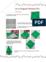 Asian Christmas Tree Origami