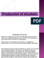 Production of Alcohols from Glycerol and Biomass