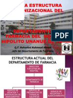 Nueva Estructura Farmacia Hospitalaria