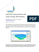 Geologic Block Modeling enu