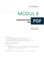 Modul 8 Bangunan Portal Dengan Rasuk Gerber e Book Mantep