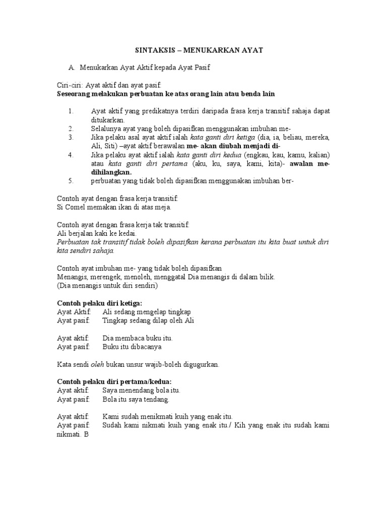 Aktif Ke Pasif Pdf