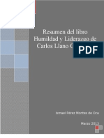 Resumen Del Libro Humildad y Liderazgo - Carlos Llano Cifuentes