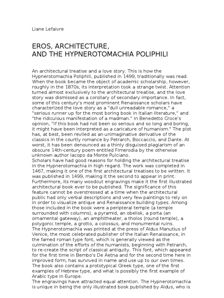 Liane Lefaivre PDF Temple Books