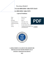 Penentuan Gas Specific Gravity Dan Oil Specific Gravity