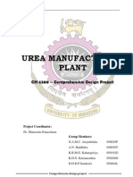 Urea Manufacturing Plant: CH 4200 - Comprehensive Design Project