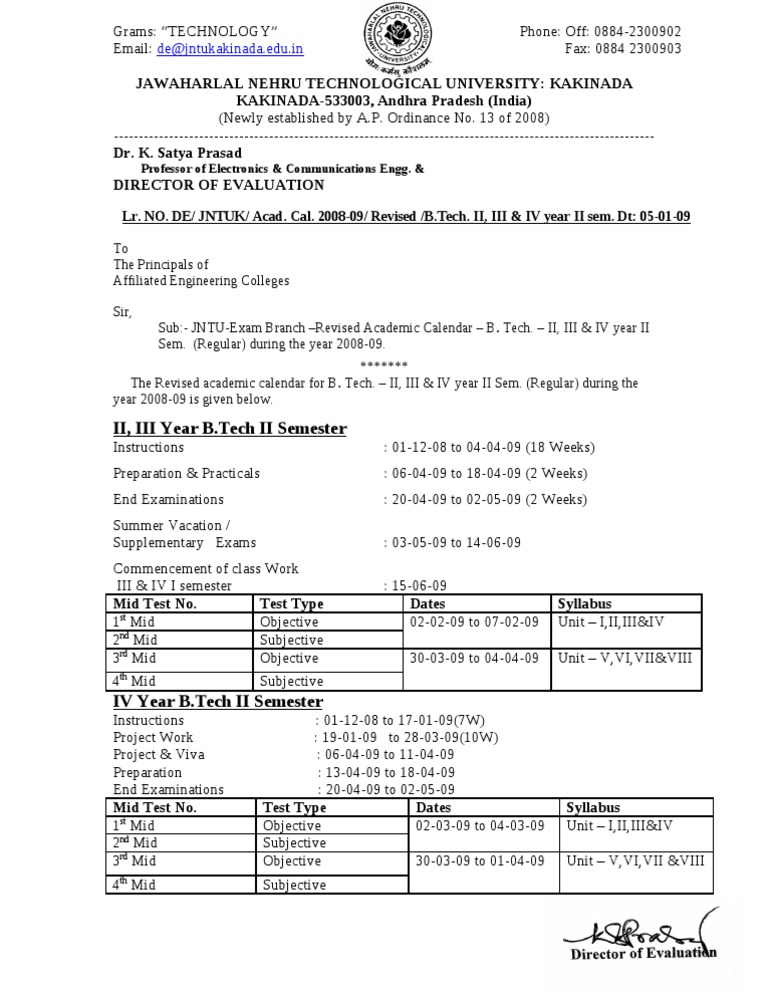 II, III Year B.Tech II Semester | PDF | Technology & Engineering