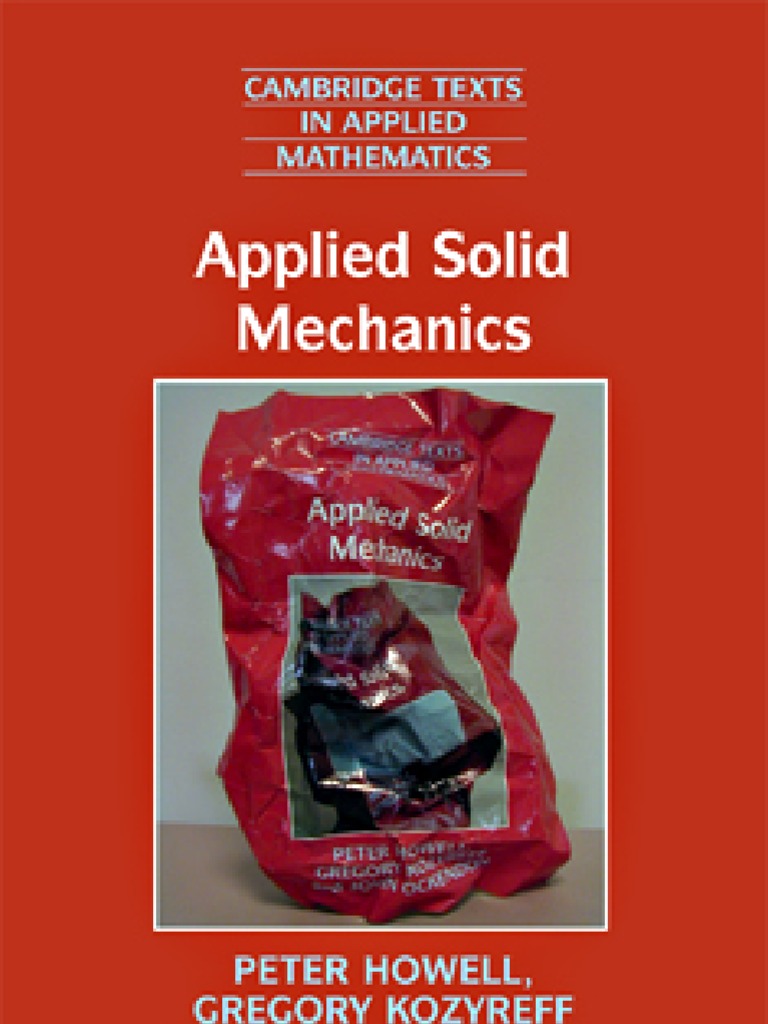 Applied Solid Mechanics | PDF | Linear Elasticity