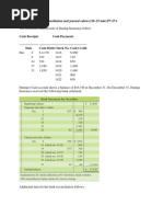 Preparing a bank reconciliation and journal entries (20鈥�25 min) P7 ... 