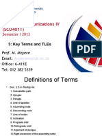 3 - Key Terms and TLEs