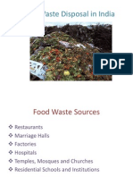 Food Waste Disposal in India