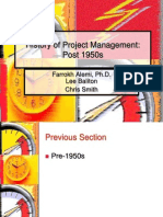 History of Project Management Part Two