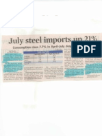 July Output Steel